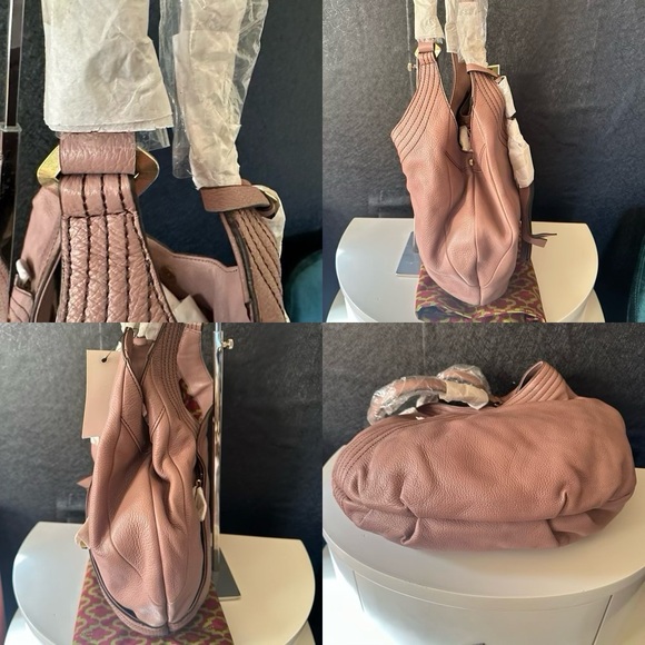 🔵 orYany Tessal Leather Shoulder Bag  with Dust Custer NWT - Picture 3 of 9